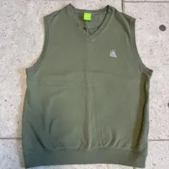 HUF Vネック ベスト オリーブ Mサイズのサムネイル