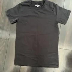 オーガニックコットン 黒 Tシャツ 150cm