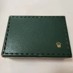 A㊸ロレックス ROLEX レザーケース 緑 ヴィンテージ 68.00.6 - メルカリ