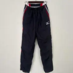 ミズノ ウィンドブレーカーパンツ L ネイビー 裏メッシュ サイドジップ
