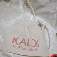 KALDI COFFEE FARM 　☆　コットンギャザーバッグのサムネイル