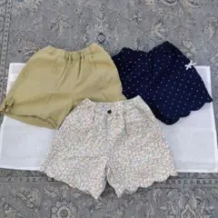 女の子 夏 ハーフパンツ 140cm おまとめ売り