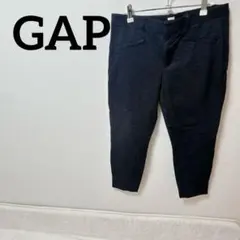 美品✨GAP 【フリー】　ネイビー スラックス 前ポケット付き　春服　秋服