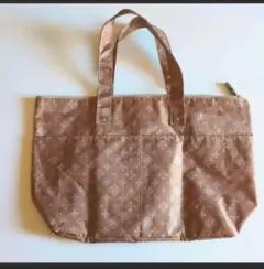 未使用　russet モノグラム柄トートバッグ　ベージュ　A4サイズ