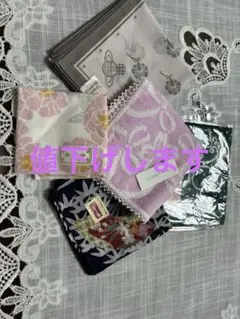 花柄ハンカチ 5枚セット