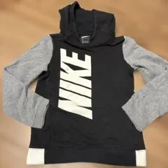 『値下』NIKE フード付きトレーナー S ブラック/グレー