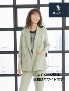 Avail RagOut ベージュ ダブルブレスト テーラードジャケット Mのサムネイル
