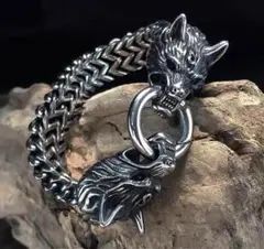 867☆大ヒット・在庫限り☆シルバー ドラゴン ブレスレット 龍 3D立体 