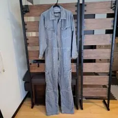 G.GROUND オーバーオール Lサイズ ストライプ