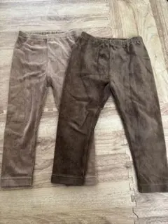 ユニクロ　コーデュロイレギンス　90