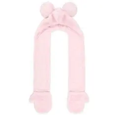 ディズニー マフラーキャップ ピンク ミッキーマウス