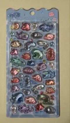 水族館限定　ボンボンドロップシール　正規品　新品未使用品　深海魚