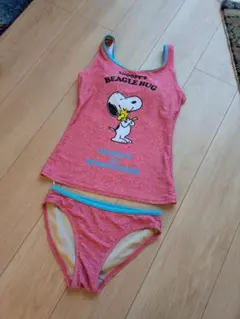 スヌーピー セパレート水着 ピンク