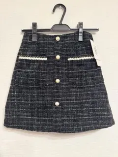 Dazy Star ボタンフロント ツイード スカート Sサイズ