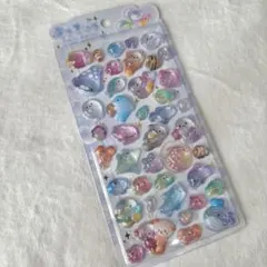 【クラックス正規品】海のいきもの 水族館 うるちゅるポップシール限定値下げ