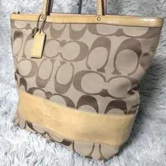 COACH コーチ トートバッグ シグネチャー キャンバス A4可 大容量