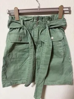 TOMMY JEANS グリーンミニスカート xs
