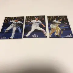 2020プロ野球選手チップスカード　タイトルホルダー3選手