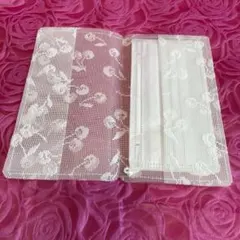 ハンドメイド　レース　マスクケース