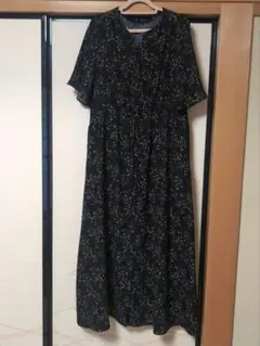 グローバルワーク　花柄マキシ丈ワンピース M 美品のサムネイル