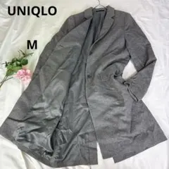 UNIQLO◇ユニクロ　チェスターコート【M】カシミヤ　ウールブレンド　アウター
