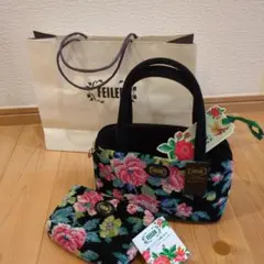 【新品未使用】FEILER ハンドバッグ　ポーチセットのサムネイル