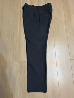 Mr.JUNKO スラックス チャコールグレー ウール混 W81のサムネイル