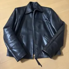 REAL SIMONS ECOオイルワックス仔牛革 シンプルジャケット 黒 M REAL SIMONS ECOオイルワックス仔牛革 シンプルジャケット 黒 M - メルカリ