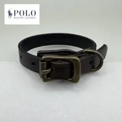 POLO RALPH LAUREN 本革 レザーブレスレット ダークブラウンのサムネイル