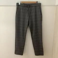 1回着用【GLOBAL WORK】チェック柄パンツ　Sサイズ
