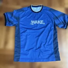 最終wake sapporo shukyu サッカーシャツ ユニフォーム ブルー - メルカリ