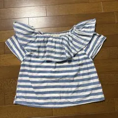 ZARA Girls 半袖シャツ フリル付き 13/14 164センチ