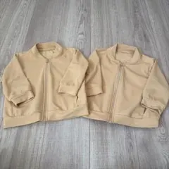 2点セット エアリズムUVカットメッシュブルゾン ユニクロ ジャケット 80