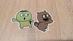 かっぱ たぬー ステッカー 2枚セット にしむらゆうじ