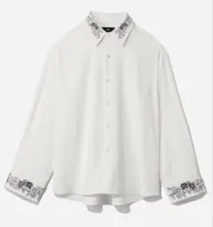 HARE 定価12100円　ハレ　トロミシシュウシャツ Mサイズ