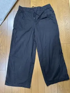 H&M ブラック スーパーワイドパンツ Lサイズ