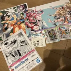 一番くじ　ドラゴンボール 40th H賞 クリアポスター　他6点セット