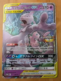 ミュウツー＆ミュウGX TAG TEAMジャンボカード