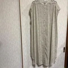 terawearemu テラウェアエミュー花柄ベージュワンピース M