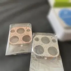 iPhone14Pro スクリーンプロテクター ローズゴールド シルバー