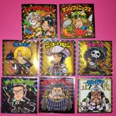 ビックリマンチョコ ワンピース コラボ シール 8枚セット