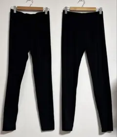 ユニクロ　ヒートテックレギンス　M ブラック　2着セット