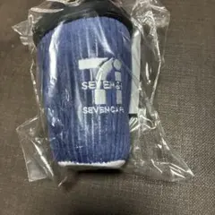 セブンイレブン 一番くじ　セブンカフェ　ぬいぐるみチャーム　ネイビー