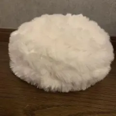 ホワイトファーベレー帽