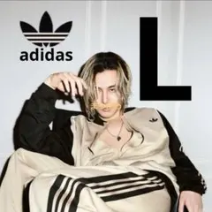 adidas 藤井風 着用 ルーズメッシュトラックトップ Lサイズ　アディダス