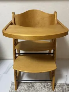 カトージ　ハイチェア　プレミアムベビーチェア　ナチュラルE テーブル付き