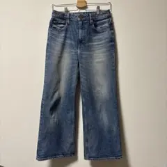 REDCARDライトブルー ストレートデニム ハイウエスト