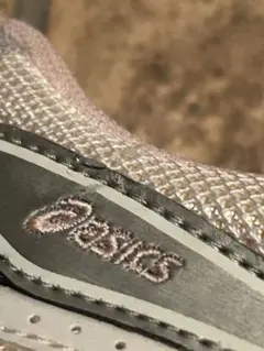 ASICS ランニングシューズ ホワイト/グレー/ピンク