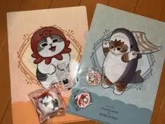 mofusandくら寿司クッションチャームクリアファイル缶バッチアクリルホルダー