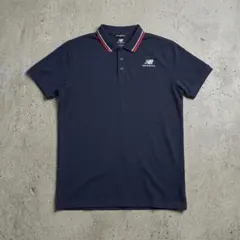 New Balance ポロシャツ ネイビー 半袖